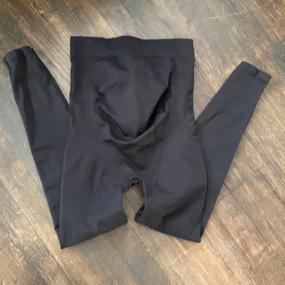 Blanqi Maternity Leggings, Size Small, Black